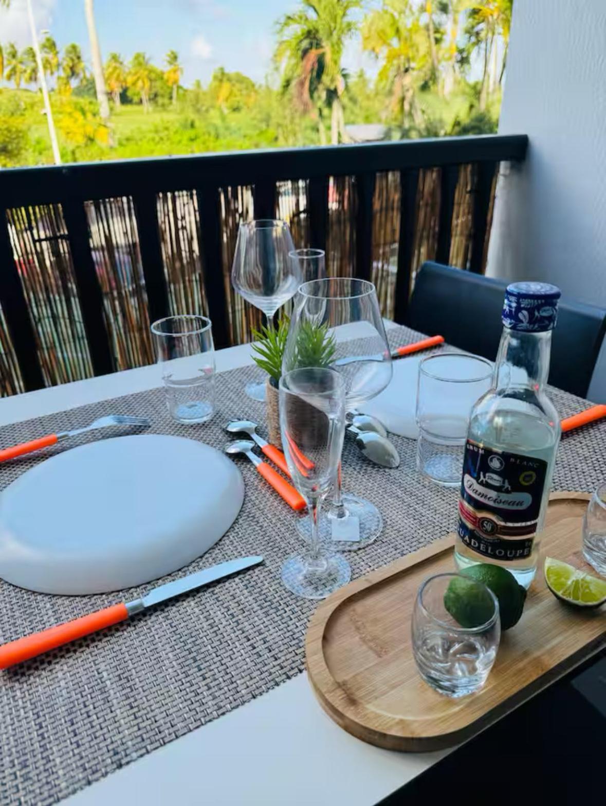 Appart' Cosychik' Vue Golf Au Coeur De La Marina A Pied !! Saint-Francois  Ngoại thất bức ảnh