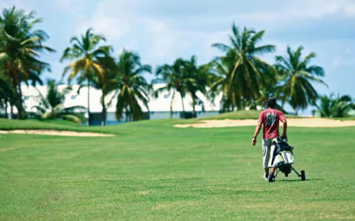 Appart' Cosychik' Vue Golf Au Coeur De La Marina A Pied !! Saint-Francois  Ngoại thất bức ảnh